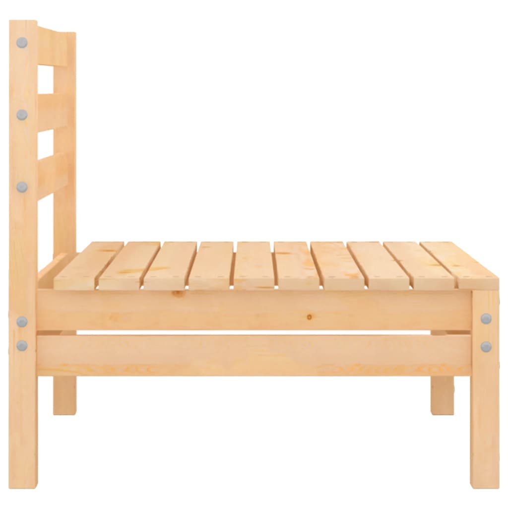 6-tlg. Garten-Lounge-Set Massivholz Kiefer